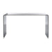 SAFAVIEH Nanna Tempered Glass Console Table - 53 In. W x 14 In. D x 30 In. H - 53Wx14Dx30H