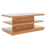 SAFAVIEH Natali 2-Shelf Coffee Table - 42" L x 23" D x 18" H - 42Wx23Dx18H