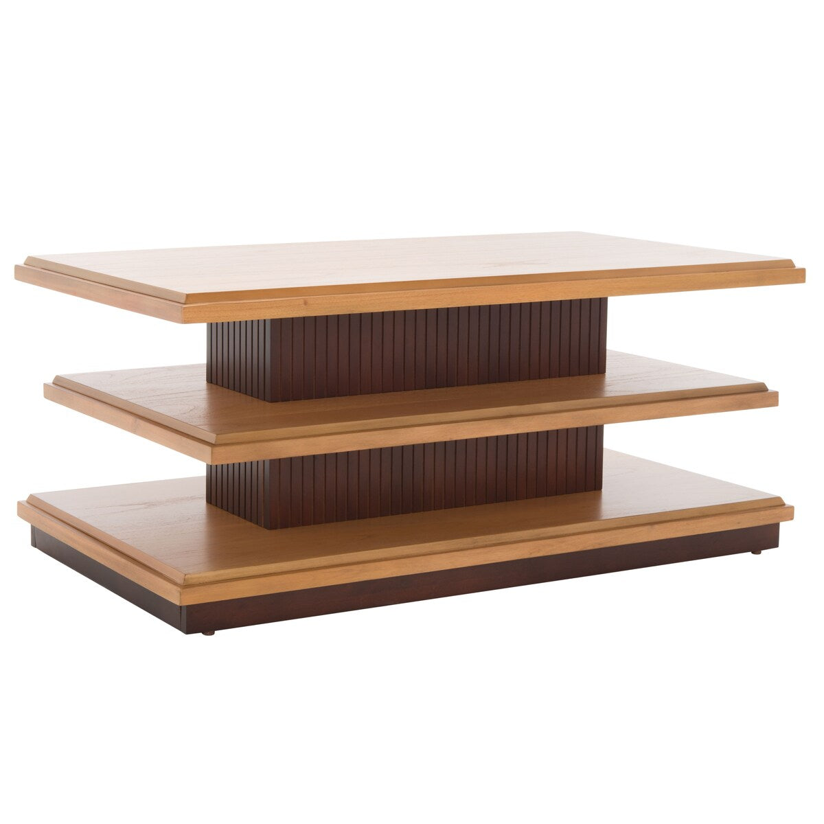 SAFAVIEH Natali 2-Shelf Coffee Table - 42" L x 23" D x 18" H - 42Wx23Dx18H