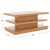 SAFAVIEH Natali 2-Shelf Coffee Table - 42" L x 23" D x 18" H - 42Wx23Dx18H