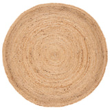 SAFAVIEH Natural Damla Fiber Farmhouse Round Area Rug