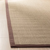 SAFAVIEH Natural Fiber Alleen Casual Border Sisal Rug