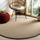 SAFAVIEH Natural Fiber Alleen Casual Border Sisal Rug