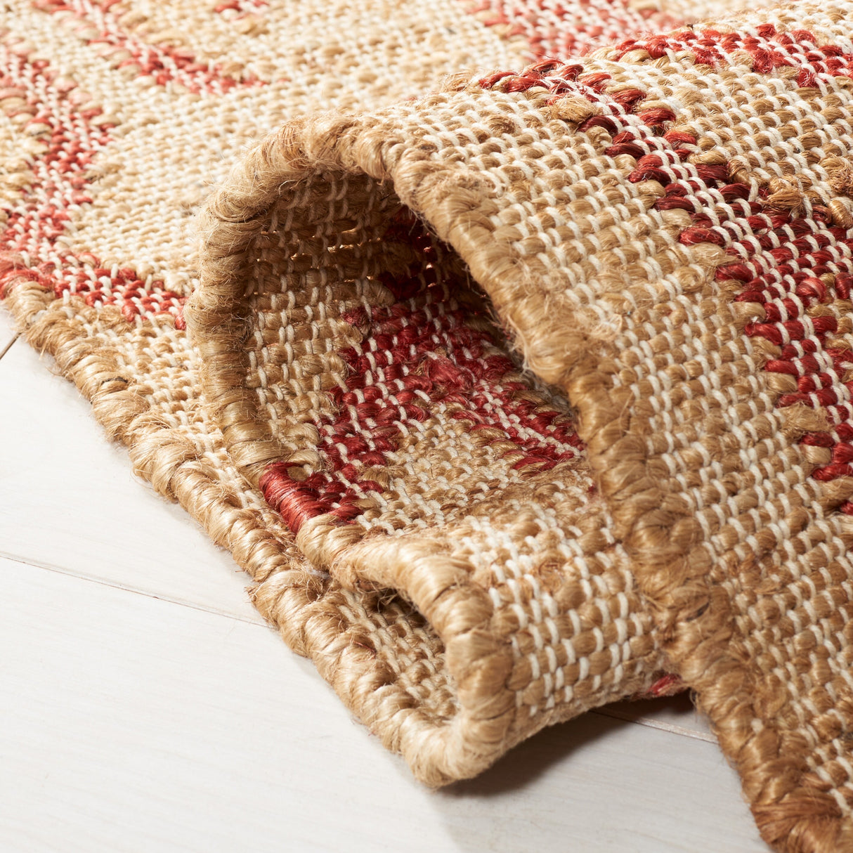 SAFAVIEH Natural Fiber Erla Boho Jute Rug