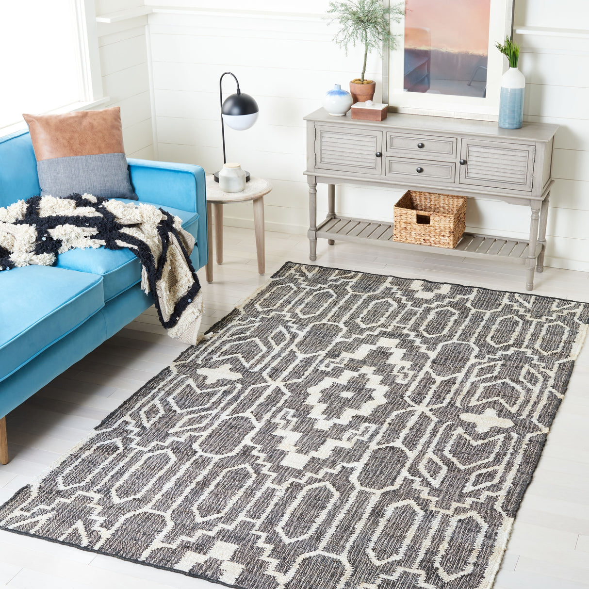 SAFAVIEH Natural Fiber Erla Boho Jute Rug