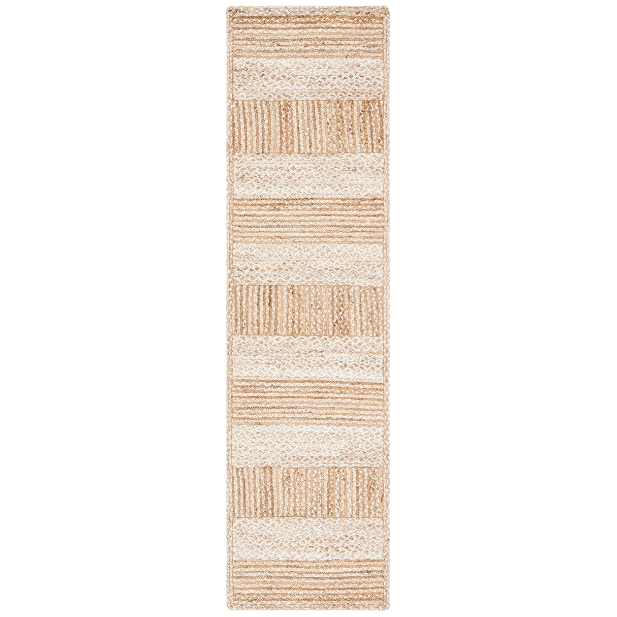 SAFAVIEH Natural Fiber Jessye Stripe Jute Rug