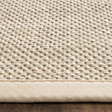 SAFAVIEH Natural Fiber Lorine Casual Border Sisal Rug