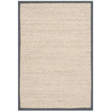 SAFAVIEH Natural Fiber Lorine Casual Border Sisal Rug