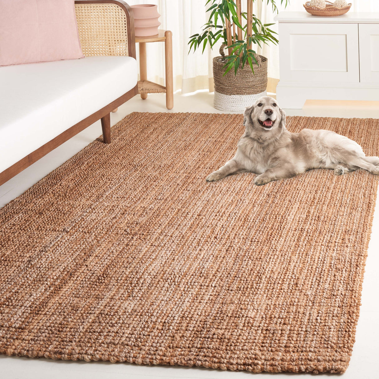 SAFAVIEH Natural Fiber Lulah Casual Jute Rug