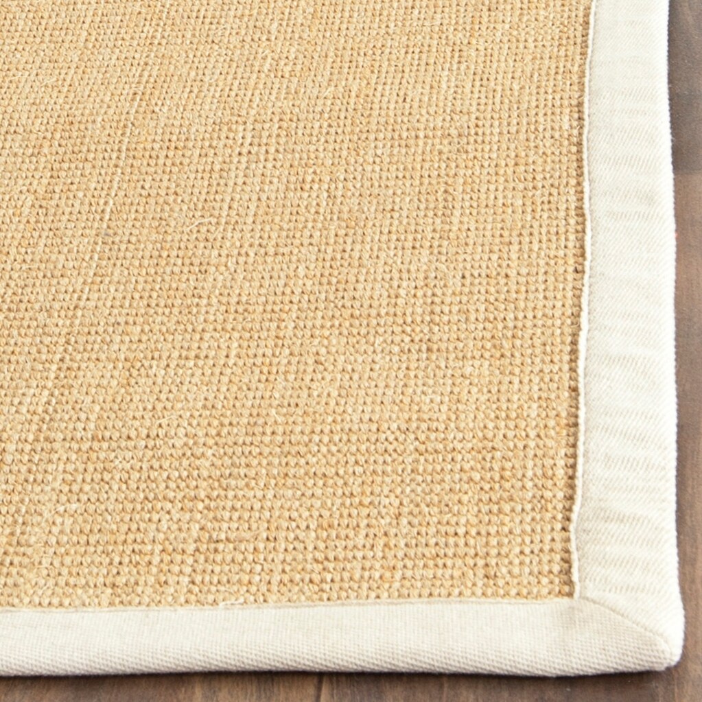 SAFAVIEH Natural Fiber Madelyn Border Sisal Rug