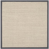 SAFAVIEH Natural Fiber Madelyn Border Sisal Rug