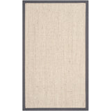 SAFAVIEH Natural Fiber Madelyn Border Sisal Rug