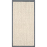 SAFAVIEH Natural Fiber Madelyn Border Sisal Rug