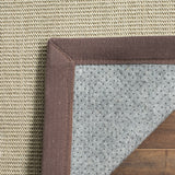 SAFAVIEH Natural Fiber Madelyn Border Sisal Rug