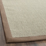 SAFAVIEH Natural Fiber Madelyn Border Sisal Rug