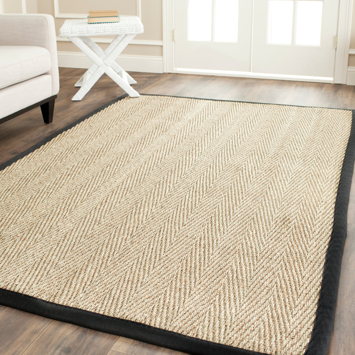 SAFAVIEH Natural Fiber Trilby Herringbone Seagrass Rug