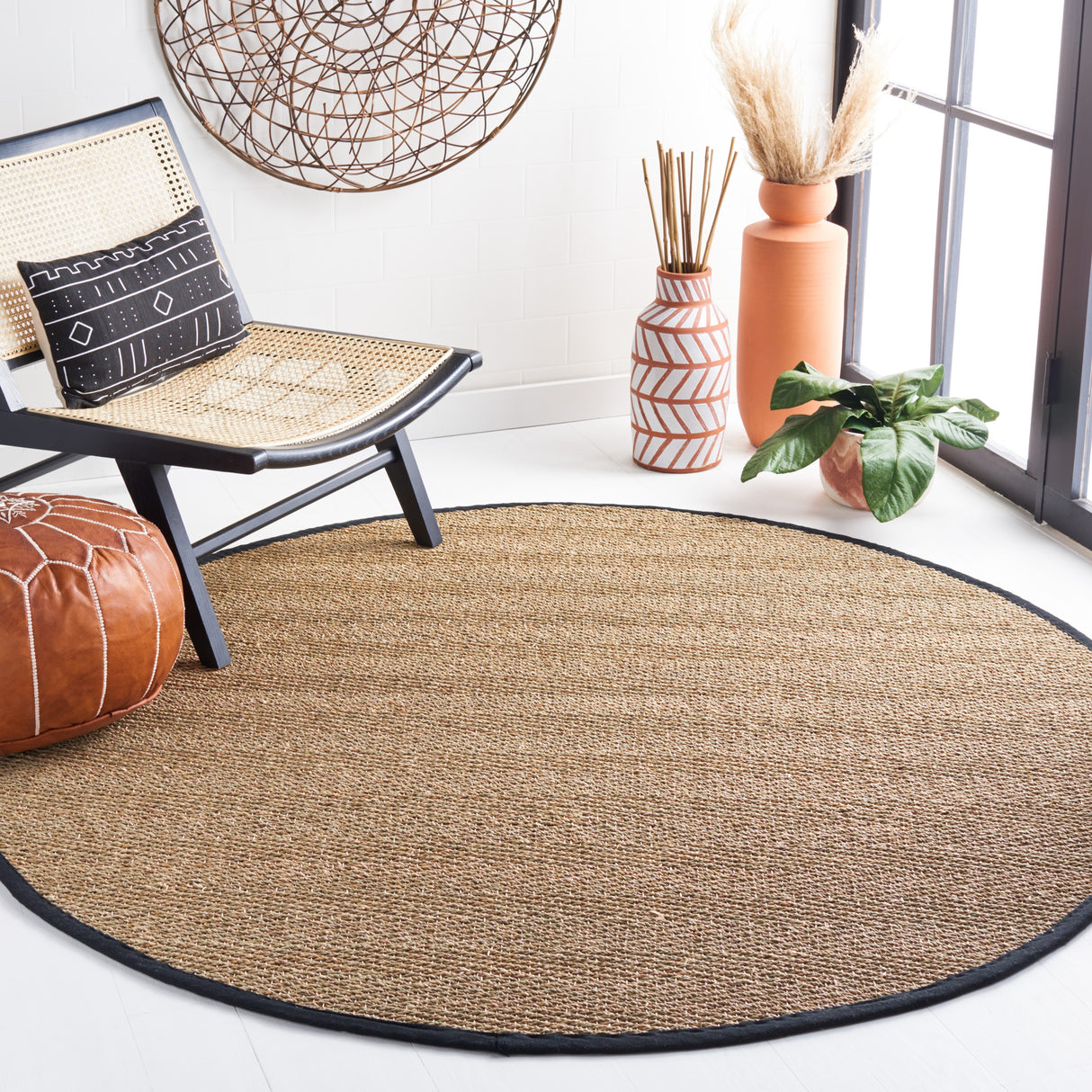 SAFAVIEH Natural Fiber Trilby Herringbone Seagrass Rug