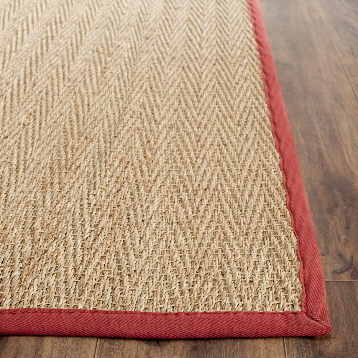 SAFAVIEH Natural Fiber Trilby Herringbone Seagrass Rug