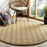 SAFAVIEH Natural Fiber Trilby Herringbone Seagrass Rug