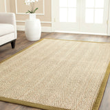 SAFAVIEH Natural Fiber Trilby Herringbone Seagrass Rug