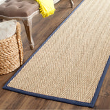 SAFAVIEH Natural Fiber Trilby Herringbone Seagrass Rug