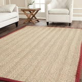 SAFAVIEH Natural Fiber Trilby Herringbone Seagrass Rug