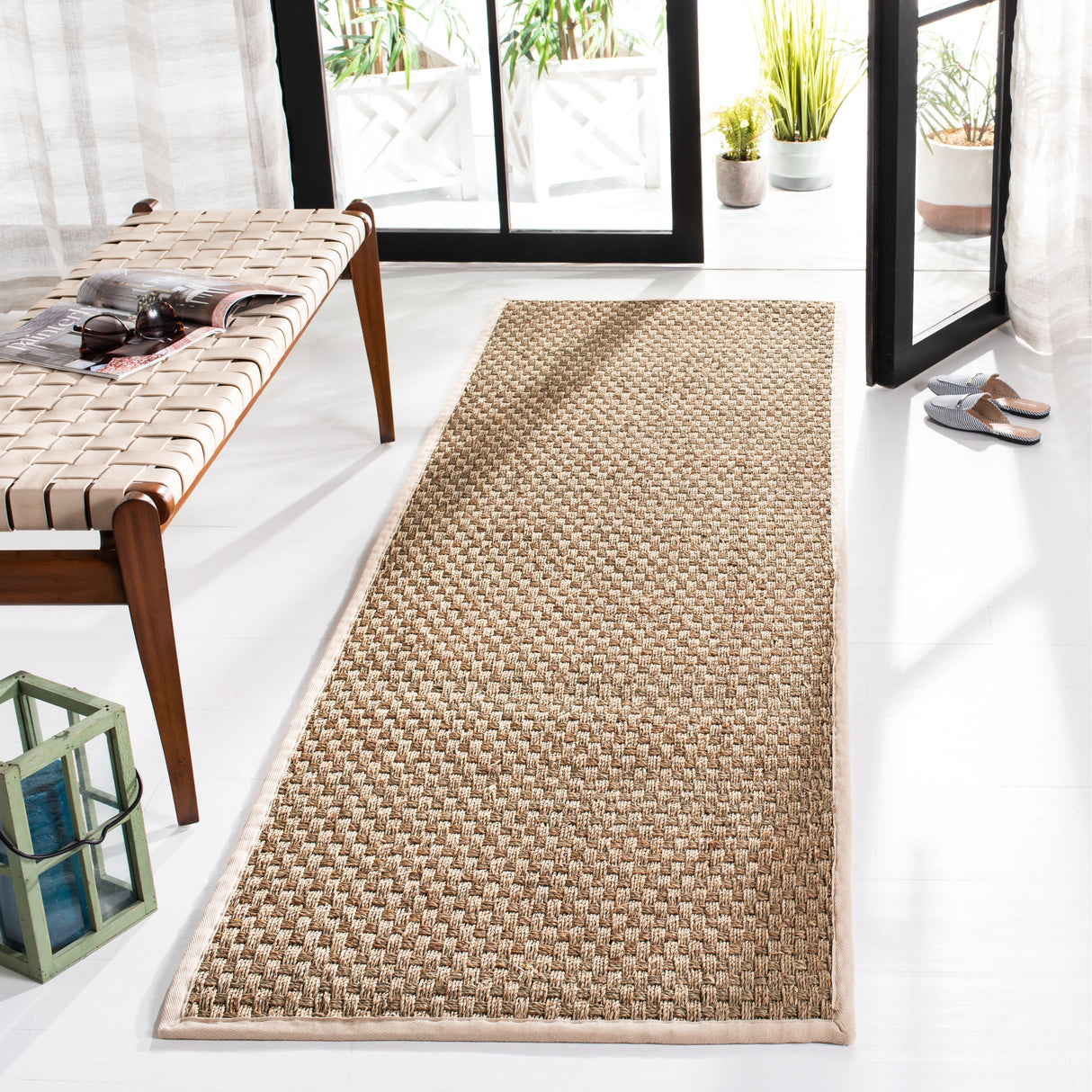 SAFAVIEH Natural Fiber Zymryd Basketweave Seagrass Rug