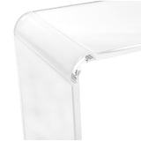 SAFAVIEH Nazdar Clear Acrylic Console Table - 37.5" x 15.2" x 29.1" - 38Wx15Dx29H