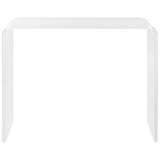 SAFAVIEH Nazdar Clear Acrylic Console Table - 37.5" x 15.2" x 29.1" - 38Wx15Dx29H