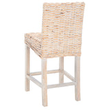 SAFAVIEH Nazmije Rattan 24-inch Counter Stool - 20Wx19Dx37H