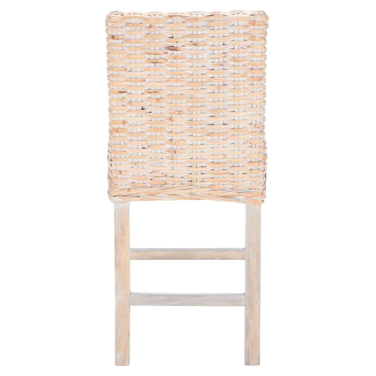 SAFAVIEH Nazmije Rattan 24-inch Counter Stool - 20Wx19Dx37H