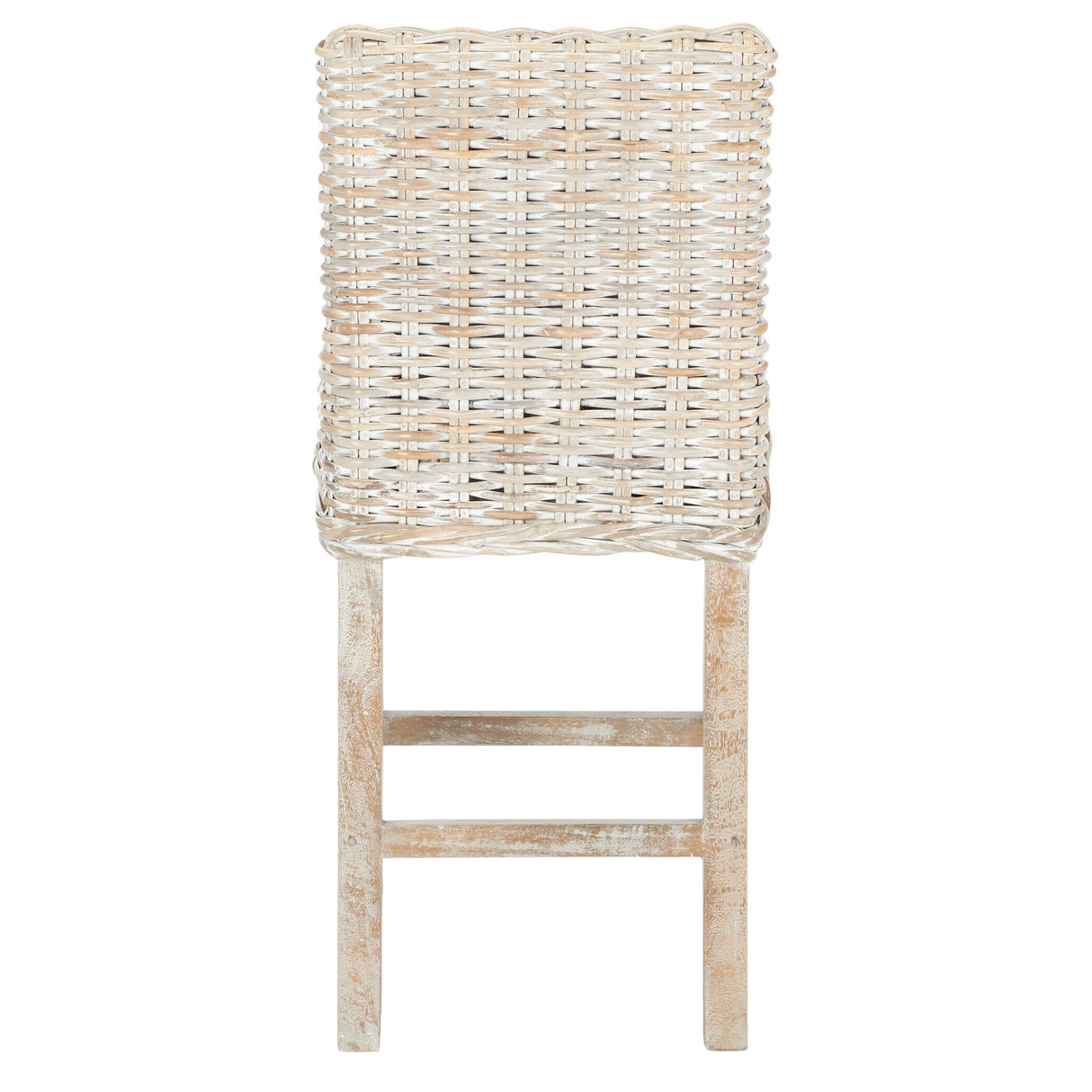 SAFAVIEH Nazmije Rattan 24-inch Counter Stool - 20Wx19Dx37H