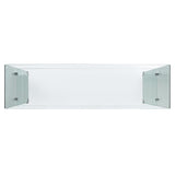 SAFAVIEH Nelie Tempered Glass 1-Shelf Console Table - 53 In. W x 14 In. D x 30 In. H - 53Wx14Dx30H