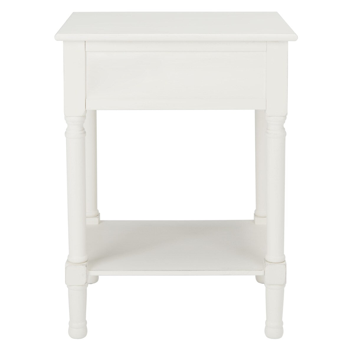 SAFAVIEH Nelja 1-Drawer Bottom Shelf Accent Table - 19" W x 15.8" L x 26" H - 19Wx16Dx26H