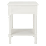 SAFAVIEH Nelja 1-Drawer Bottom Shelf Accent Table - 19" W x 15.8" L x 26" H - 19Wx16Dx26H