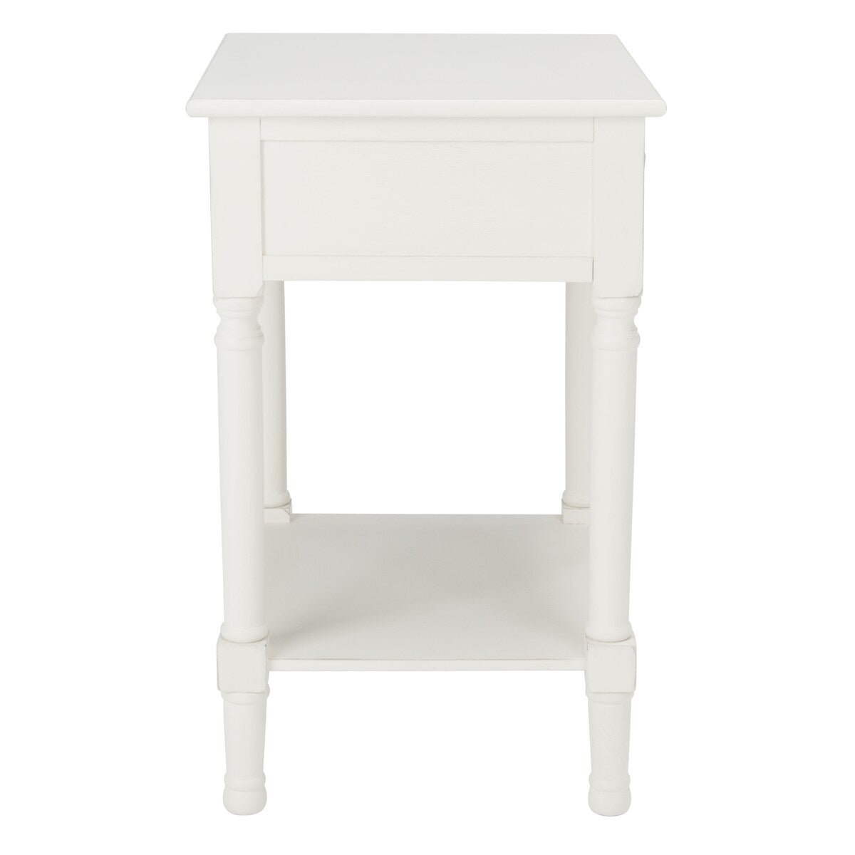 SAFAVIEH Nelja 1-Drawer Bottom Shelf Accent Table - 19" W x 15.8" L x 26" H - 19Wx16Dx26H