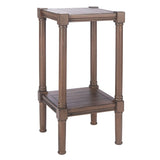 SAFAVIEH Nermira Square Accent Table - 13.8" W x 13.8" L x 28.3" H - 14Wx14Dx28H