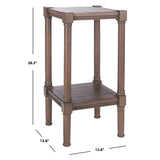 SAFAVIEH Nermira Square Accent Table - 13.8" W x 13.8" L x 28.3" H - 14Wx14Dx28H