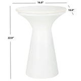 SAFAVIEH Nevada Pedestal End Table - 16" x 16" x 22" - 16Wx16Dx22H