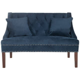 SAFAVIEH Nevjanka Modern Loveseat Settee - 49" x 28" x 36" - 49Wx28Dx36H