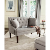 SAFAVIEH Nevjanka Modern Loveseat Settee - 49" x 28" x 36" - 49Wx28Dx36H