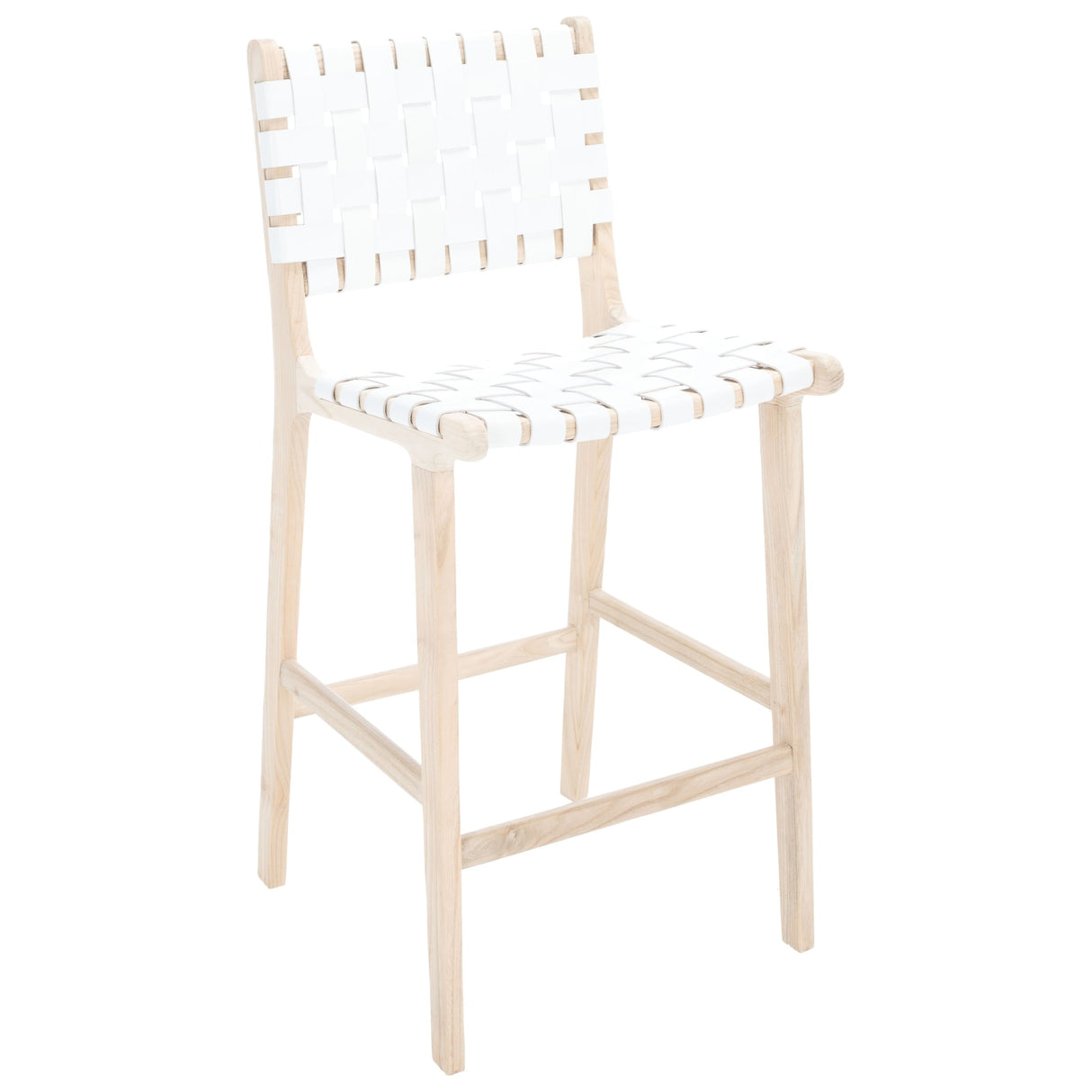 SAFAVIEH Nileema 27-inch Woven Counter Stool - 19.7" x 20.1" x 40.7" - 20Wx20Dx41H