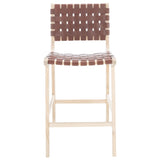 SAFAVIEH Nileema 27-inch Woven Counter Stool - 19.7" x 20.1" x 40.7" - 20Wx20Dx41H