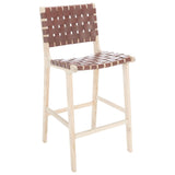 SAFAVIEH Nileema 27-inch Woven Counter Stool - 19.7" x 20.1" x 40.7" - 20Wx20Dx41H