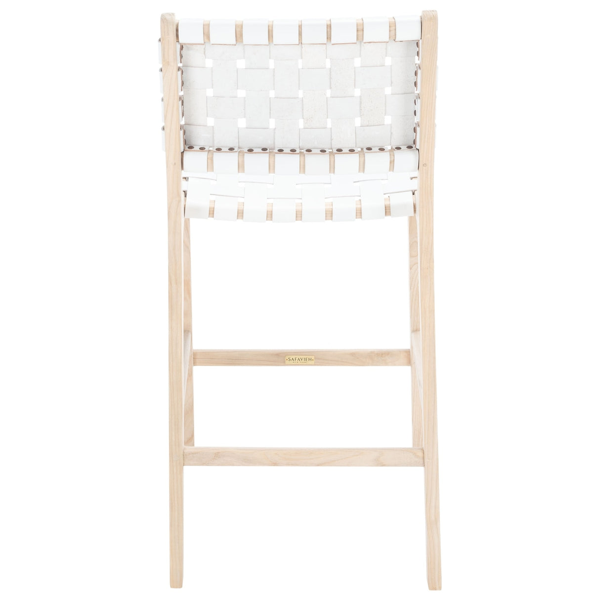 SAFAVIEH Nileema 27-inch Woven Counter Stool - 19.7" x 20.1" x 40.7" - 20Wx20Dx41H