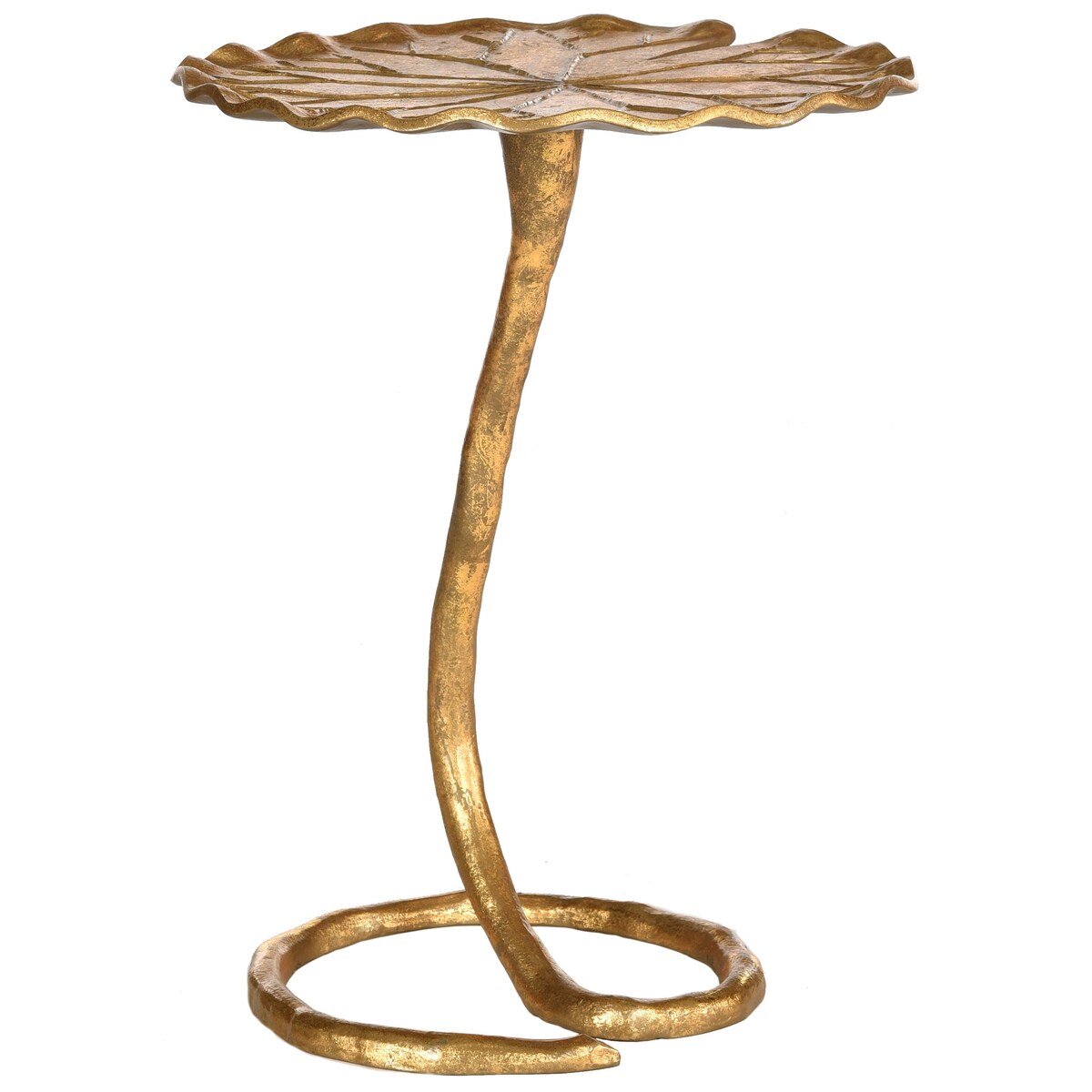 SAFAVIEH Nira Gold Side Table - 15.5" x 15.5" x 21" - 16Wx16Dx21H