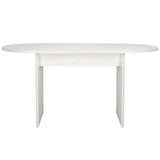 SAFAVIEH Norene Ribbed Dining Table - 62 In. W x 31.5 In. D x 30 In. H - 62Wx32Dx30H