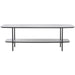 SAFAVIEH Norika Coffee Table with Lower Shelf - 47.3 In. W x 15.8 In. D x 15.8 In. H - 47Wx16Dx16H