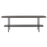 SAFAVIEH Norika Coffee Table with Lower Shelf - 47.3 In. W x 15.8 In. D x 15.8 In. H - 47Wx16Dx16H