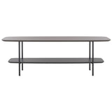 SAFAVIEH Norika Coffee Table with Lower Shelf - 47.3 In. W x 15.8 In. D x 15.8 In. H - 47Wx16Dx16H